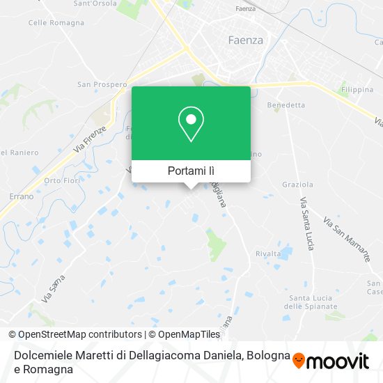 Mappa Dolcemiele Maretti di Dellagiacoma Daniela