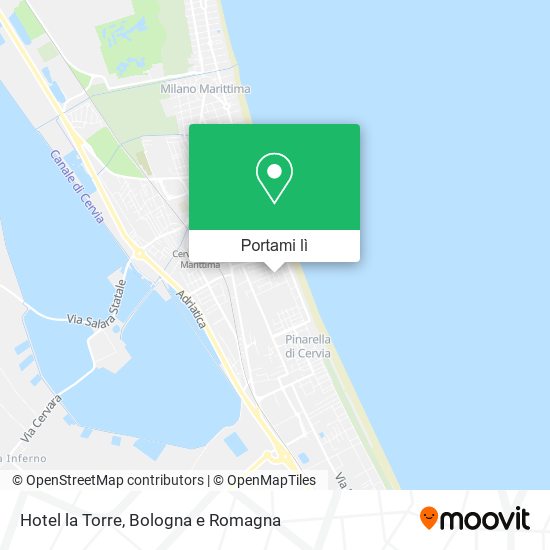 Mappa Hotel la Torre