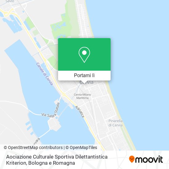 Mappa Aociazione Culturale Sportiva Dilettantistica Kriterion