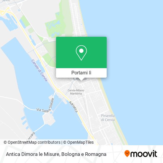 Mappa Antica Dimora le Misure