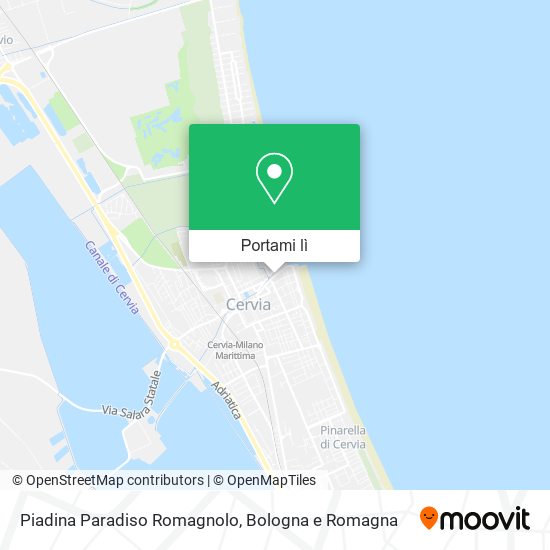 Mappa Piadina Paradiso Romagnolo
