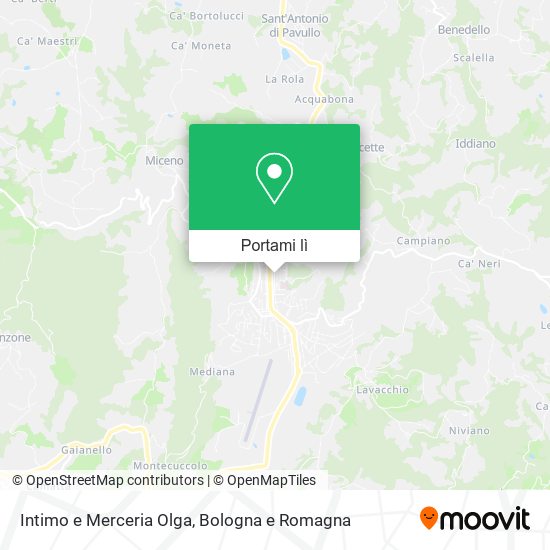 Mappa Intimo e Merceria Olga