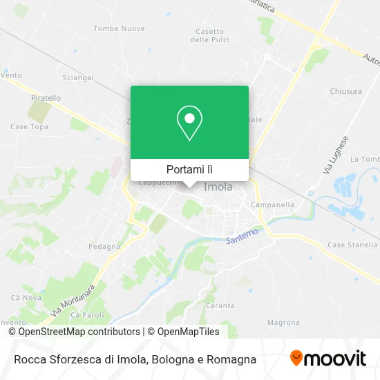 Mappa Rocca Sforzesca di Imola