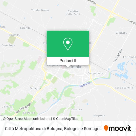 Mappa Città Metropolitana di Bologna
