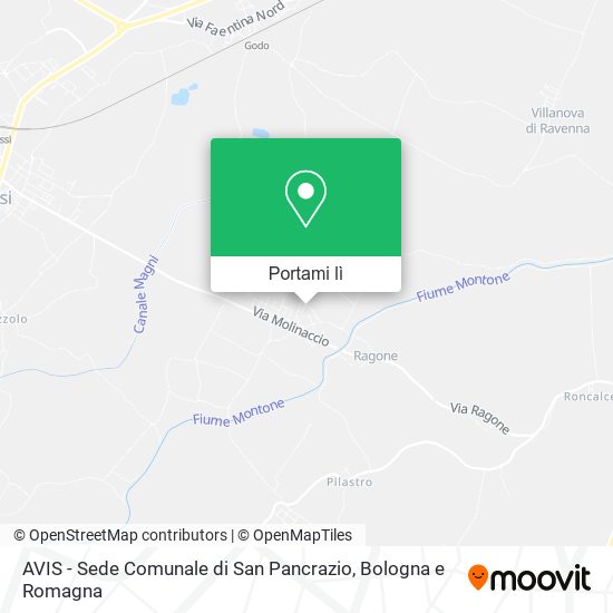Mappa AVIS - Sede Comunale di San Pancrazio