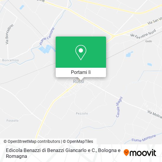 Mappa Edicola Benazzi di Benazzi Giancarlo e C.
