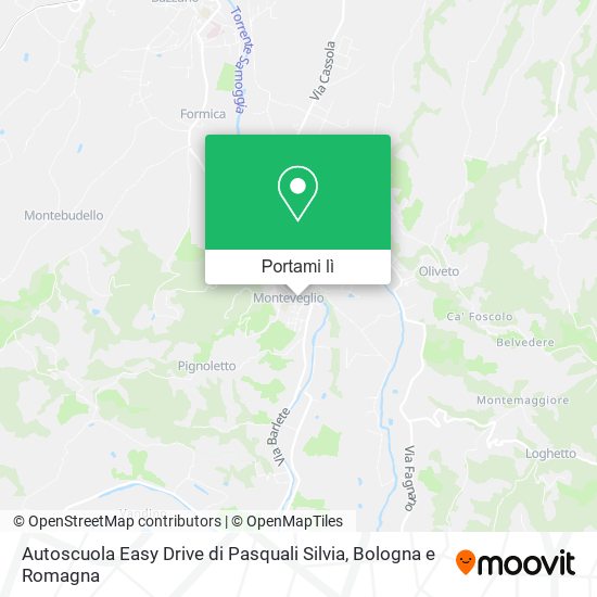 Mappa Autoscuola Easy Drive di Pasquali Silvia