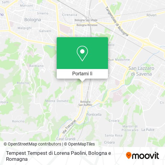 Mappa Tempest Tempest di Lorena Paolini