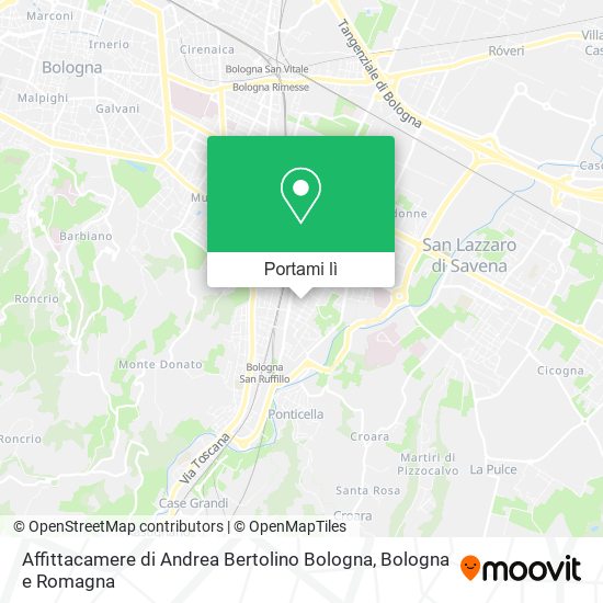 Mappa Affittacamere di Andrea Bertolino Bologna