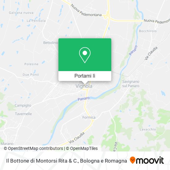 Mappa Il Bottone di Montorsi Rita & C.