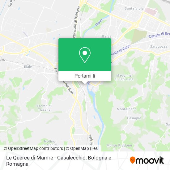 Mappa Le Querce di Mamre - Casalecchio