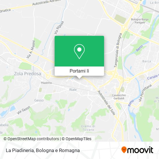 Mappa La Piadineria