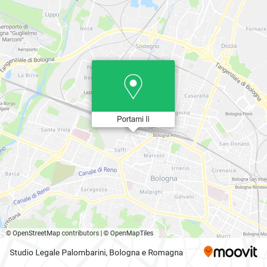 Mappa Studio Legale Palombarini