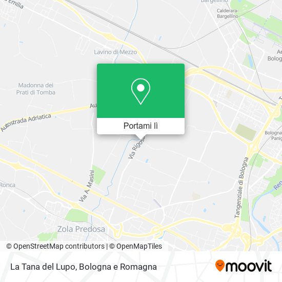 Mappa La Tana del Lupo