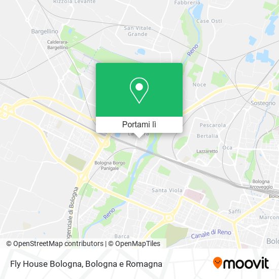 Mappa Fly House Bologna