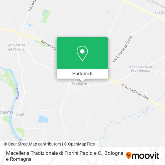 Mappa Macelleria Tradizionale di Fiorini Paolo e C.