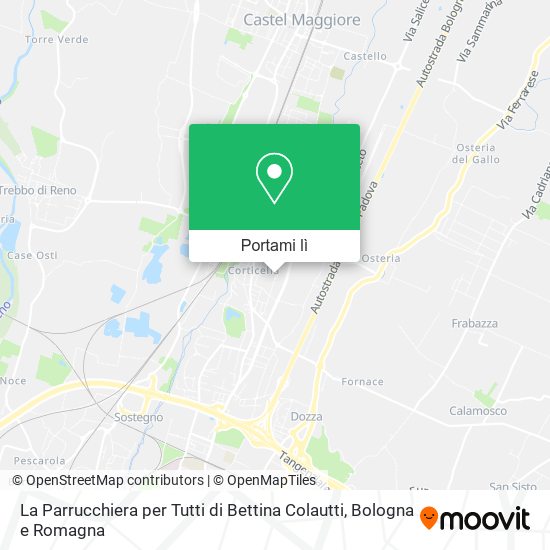 Mappa La Parrucchiera per Tutti di Bettina Colautti