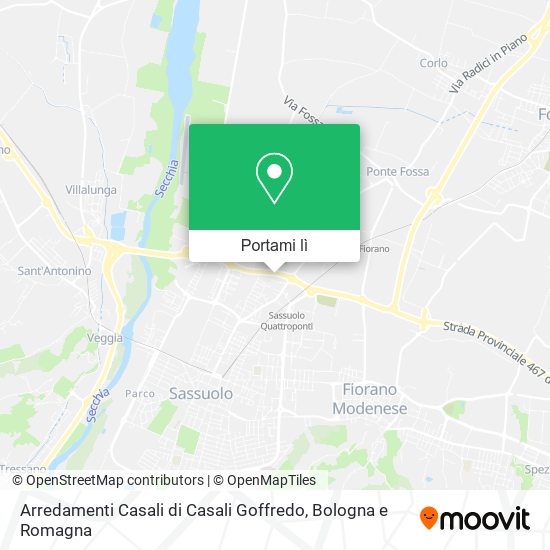 Mappa Arredamenti Casali di Casali Goffredo