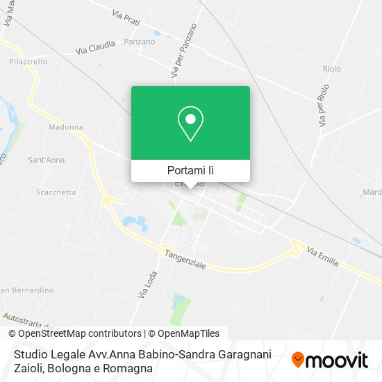 Mappa Studio Legale Avv.Anna Babino-Sandra Garagnani Zaioli