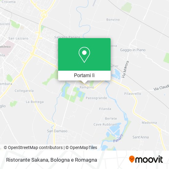Mappa Ristorante Sakana