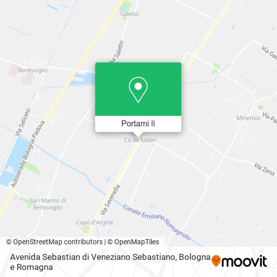 Mappa Avenida Sebastian di Veneziano Sebastiano