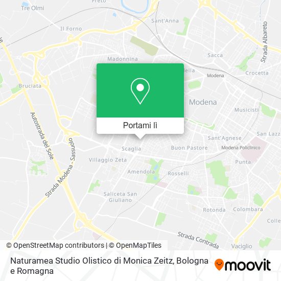 Mappa Naturamea Studio Olistico di Monica Zeitz