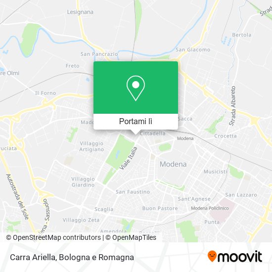 Mappa Carra Ariella