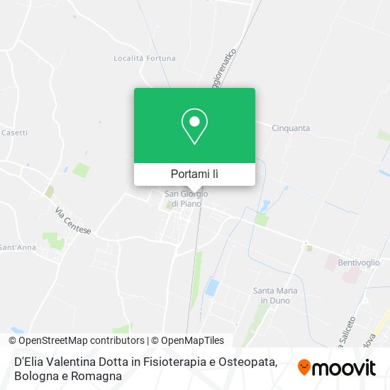 Mappa D'Elia Valentina Dotta in Fisioterapia e Osteopata