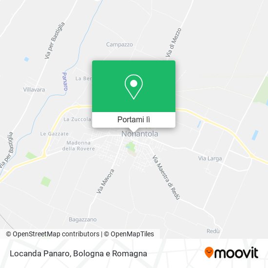 Mappa Locanda Panaro