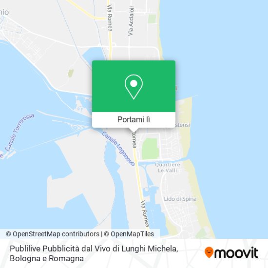 Mappa Publilive Pubblicità dal Vivo di Lunghi Michela