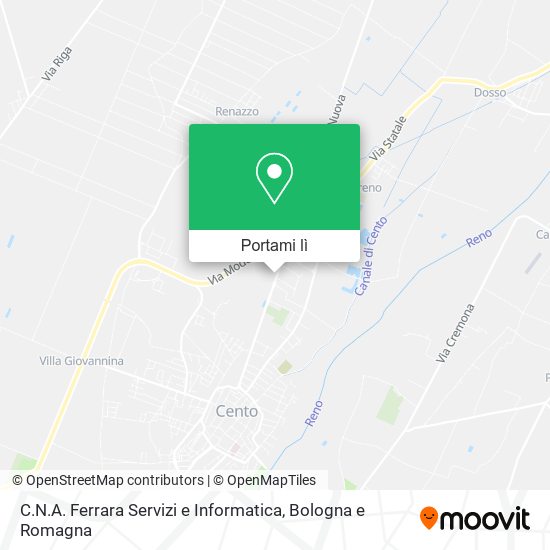 Mappa C.N.A. Ferrara Servizi e Informatica