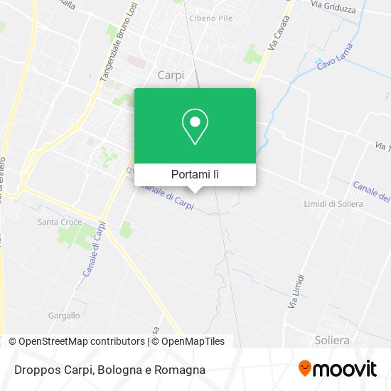 Mappa Droppos Carpi