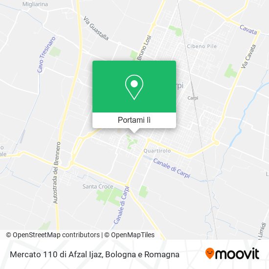 Mappa Mercato 110 di Afzal Ijaz