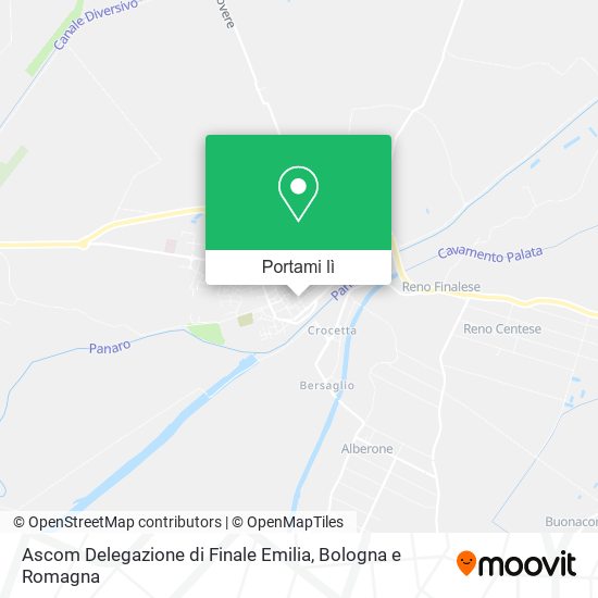 Mappa Ascom Delegazione di Finale Emilia