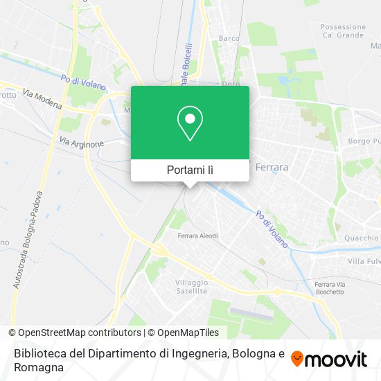 Mappa Biblioteca del Dipartimento di Ingegneria