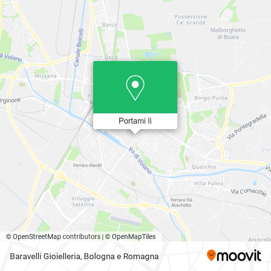 Mappa Baravelli Gioielleria