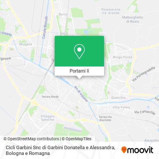 Mappa Cicli Garbini Snc di Garbini Donatella e Alessandra