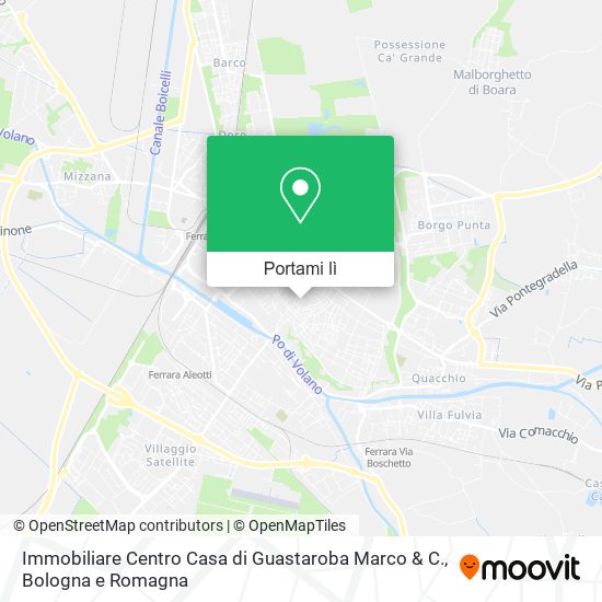 Mappa Immobiliare Centro Casa di Guastaroba Marco & C.