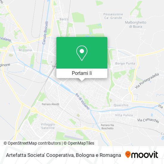 Mappa Artefatta Societa' Cooperativa