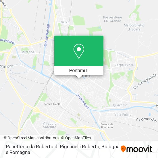 Mappa Panetteria da Roberto di Pignanelli Roberto