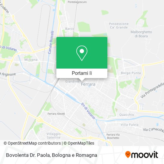 Mappa Bovolenta Dr. Paola