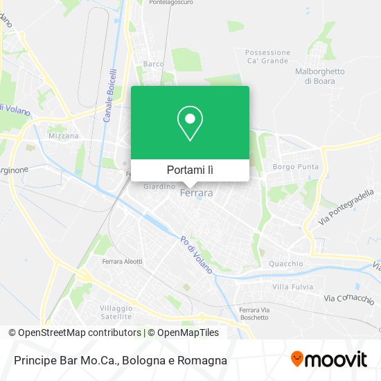 Mappa Principe Bar Mo.Ca.