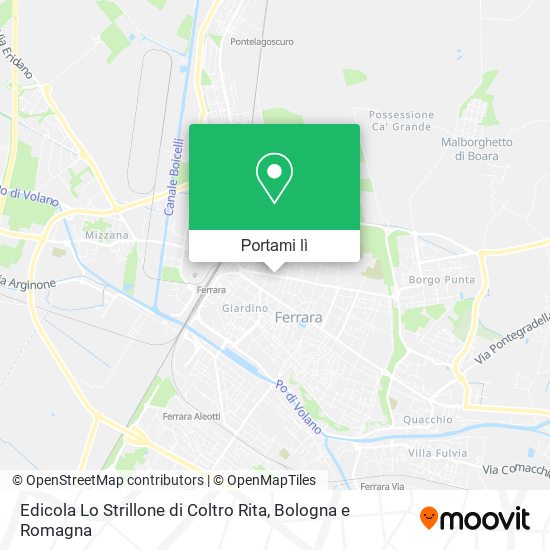 Mappa Edicola Lo Strillone di Coltro Rita
