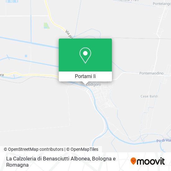 Mappa La Calzoleria di Benasciutti Albonea