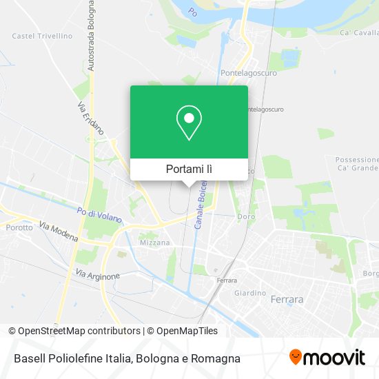 Mappa Basell Poliolefine Italia