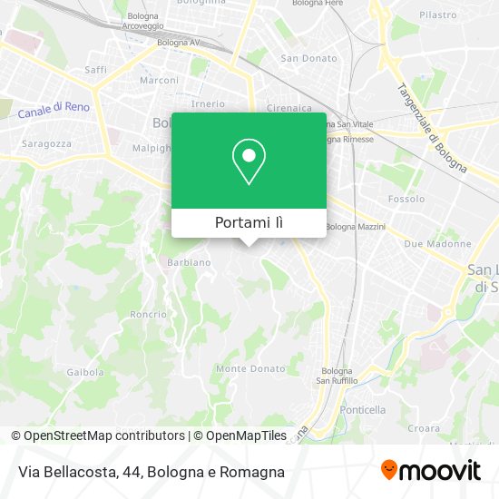 Mappa Via Bellacosta, 44