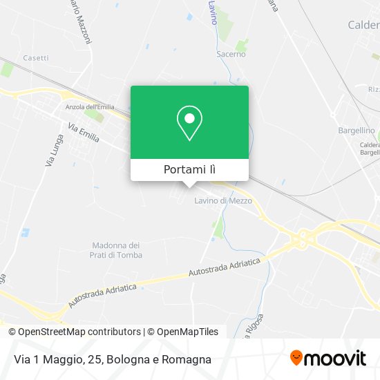 Mappa Via 1 Maggio, 25