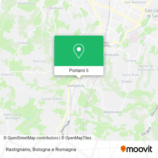 Mappa Rastignano