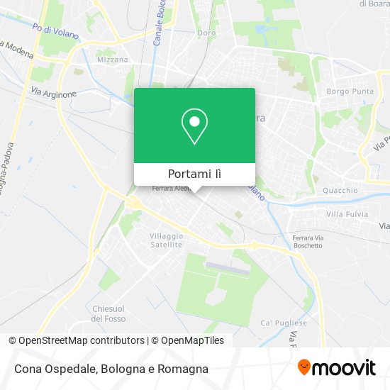 Mappa Cona Ospedale