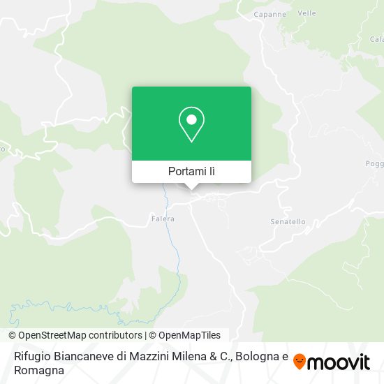 Mappa Rifugio Biancaneve di Mazzini Milena & C.